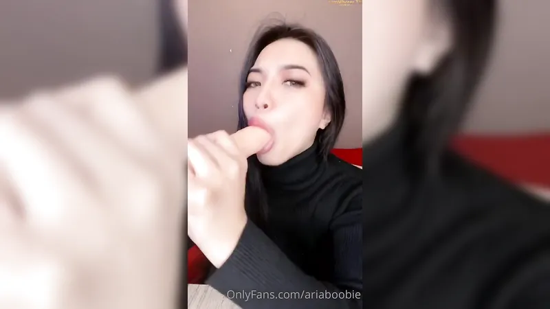 Super Alluring Asian Babe Ariaboobie Jerk Off Instructions