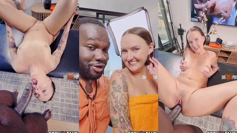 LittleEvieJones Receives a Deep Creampie By a BBC